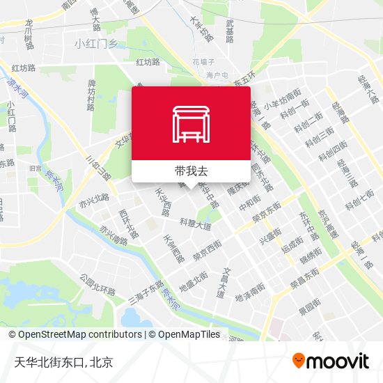 天华北街东口地图
