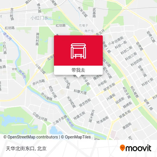 天华北街东口地图