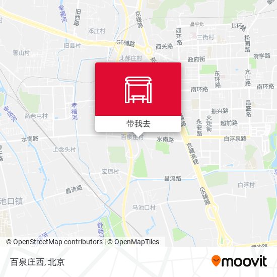 百泉庄西地图