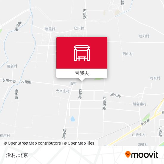沿村地图