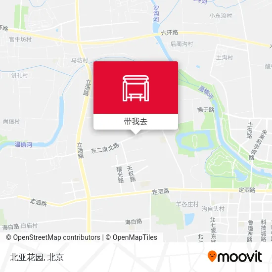 北亚花园地图