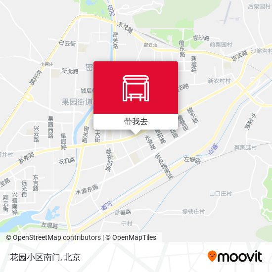 花园小区南门地图