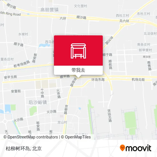 枯柳树环岛地图