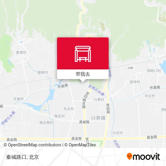 秦城路口地图