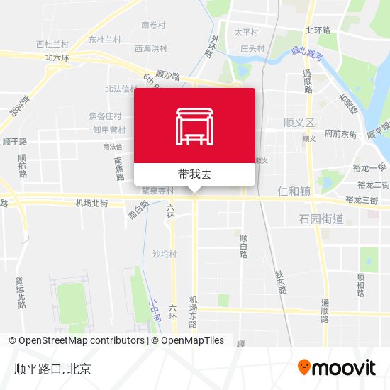 顺平路口地图