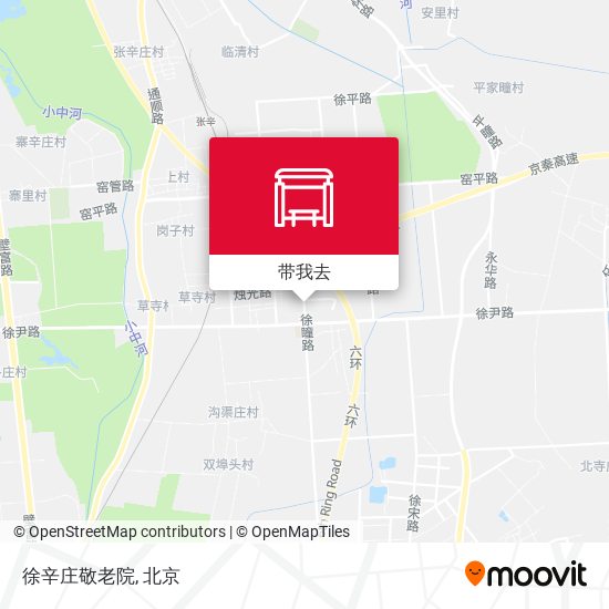 徐辛庄敬老院地图