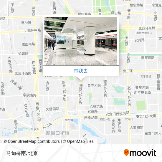 马甸桥南地图
