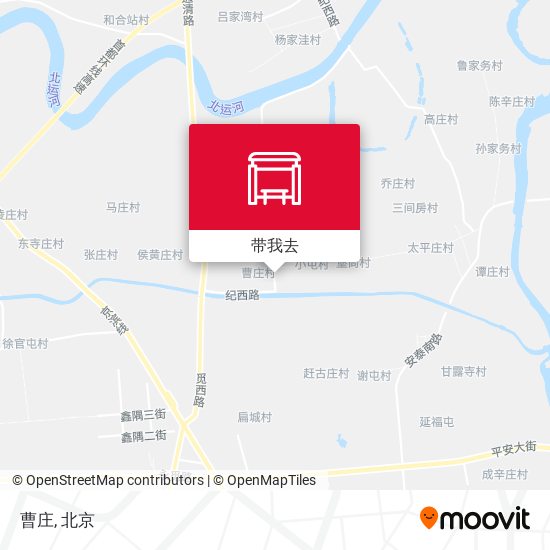 曹庄地图