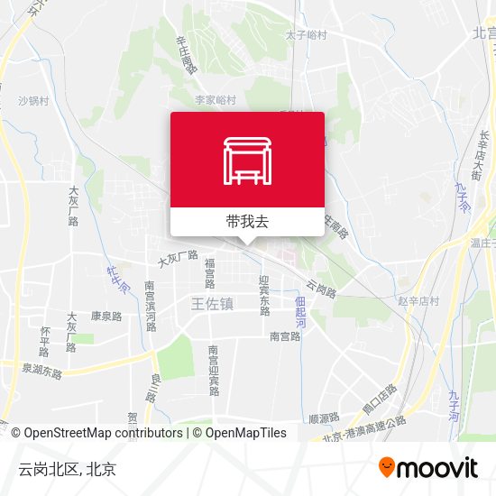 云岗北区地图