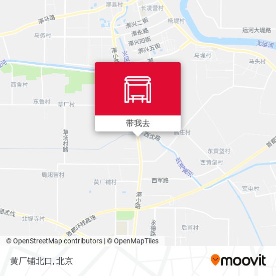黄厂铺北口地图