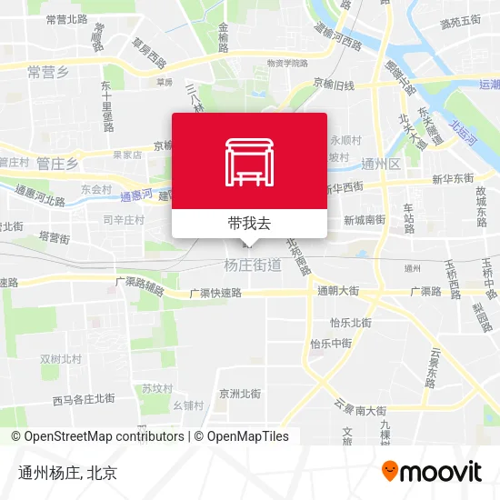 通州杨庄地图
