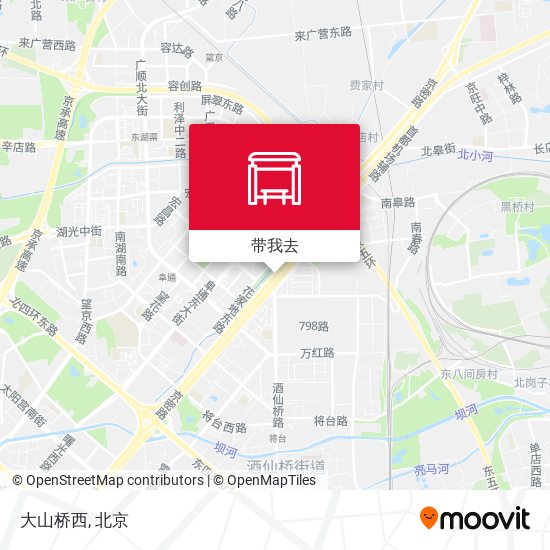 大山桥西地图
