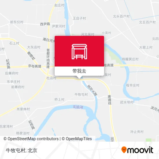 牛牧屯村地图