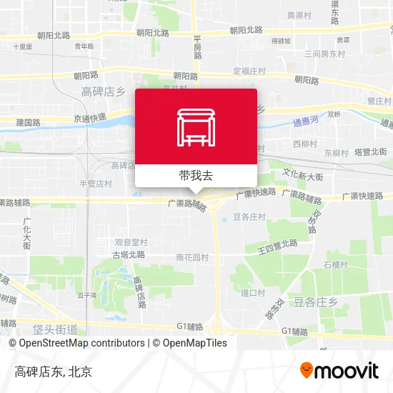 高碑店东地图