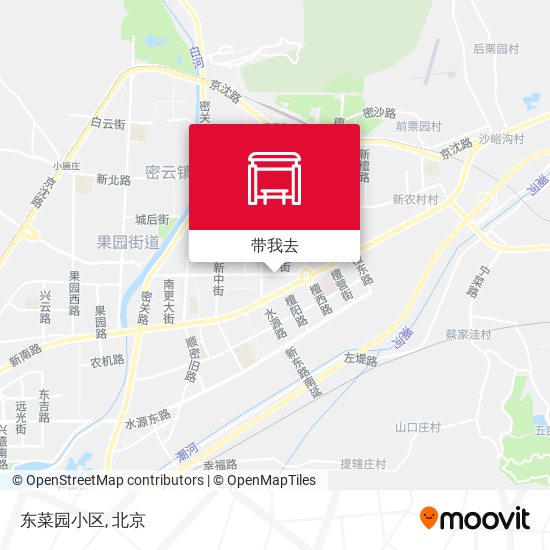 东菜园小区地图