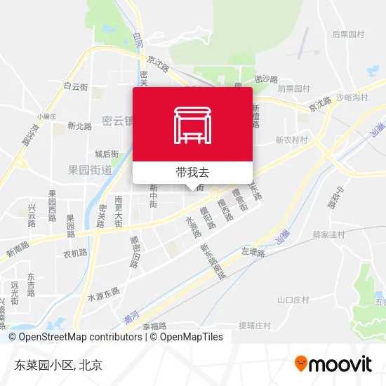 东菜园小区地图