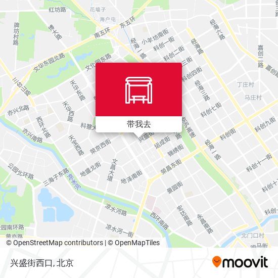 兴盛街西口地图