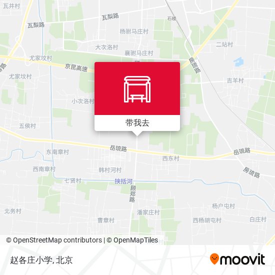 赵各庄小学地图