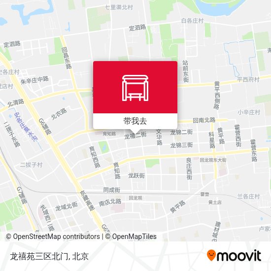 龙禧苑三区北门地图