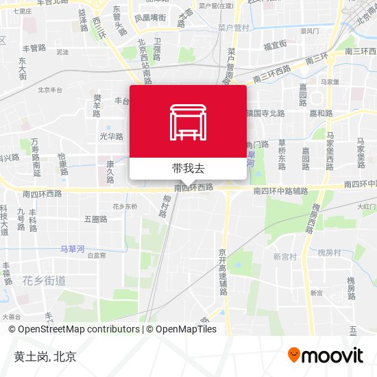 黄土岗地图