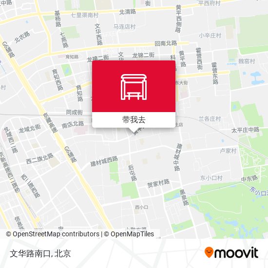 文华路南口地图