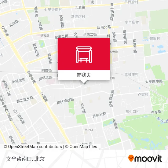 文华路南口地图