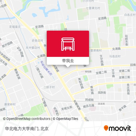 华北电力大学南门地图