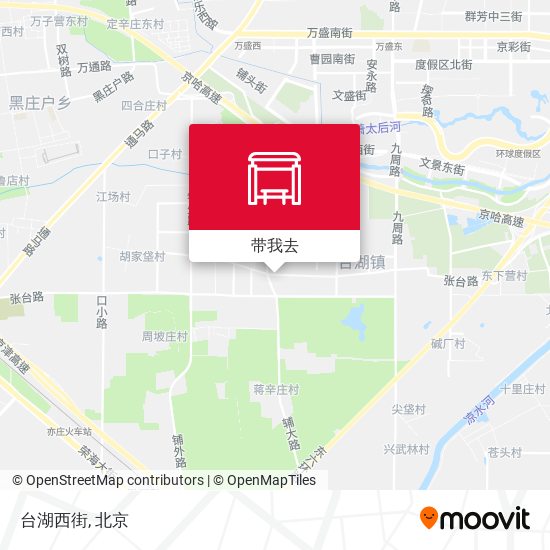 台湖西街地图