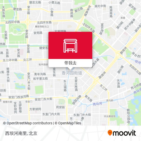 西坝河南里地图