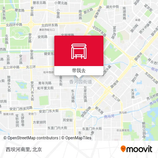 西坝河南里地图