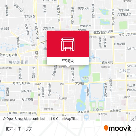 北京四中地图