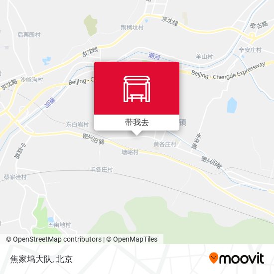 焦家坞大队地图
