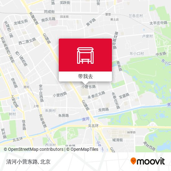 清河小营东路地图