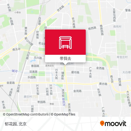 郁花园地图