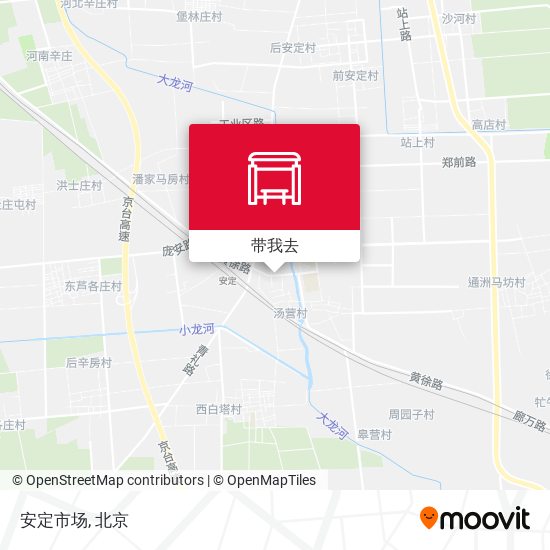 安定市场地图