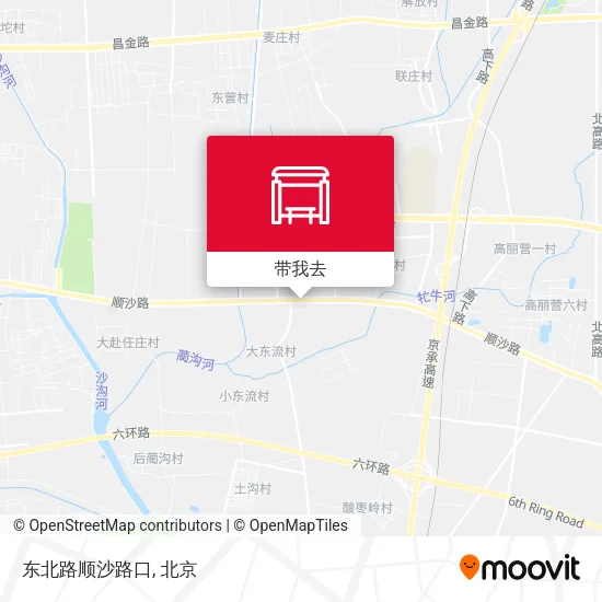东北路顺沙路口地图