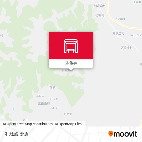 孔城峪地图
