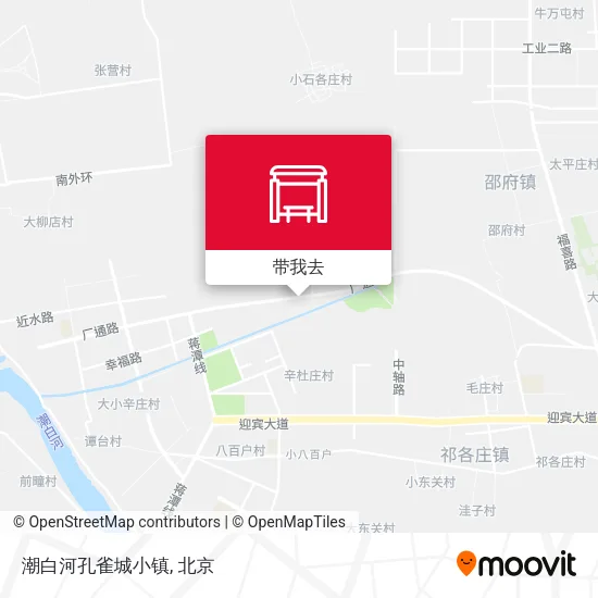 潮白河孔雀城小镇地图