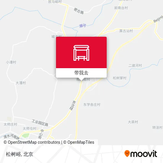 松树峪地图