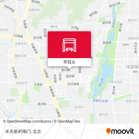 水关新村南门地图