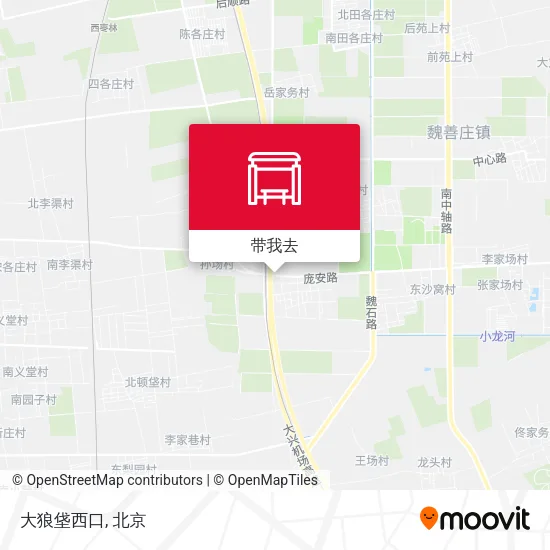 大狼垡西口地图