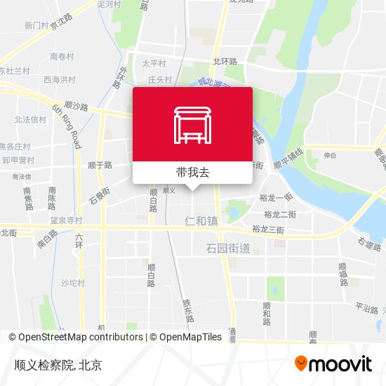 顺义检察院地图