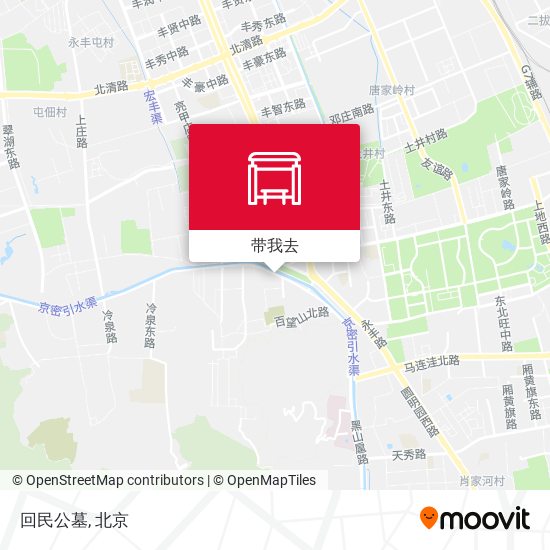 回民公墓地图