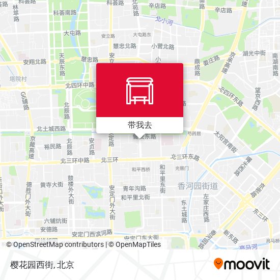樱花园西街地图