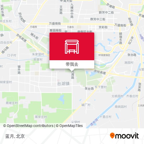 蓝月地图