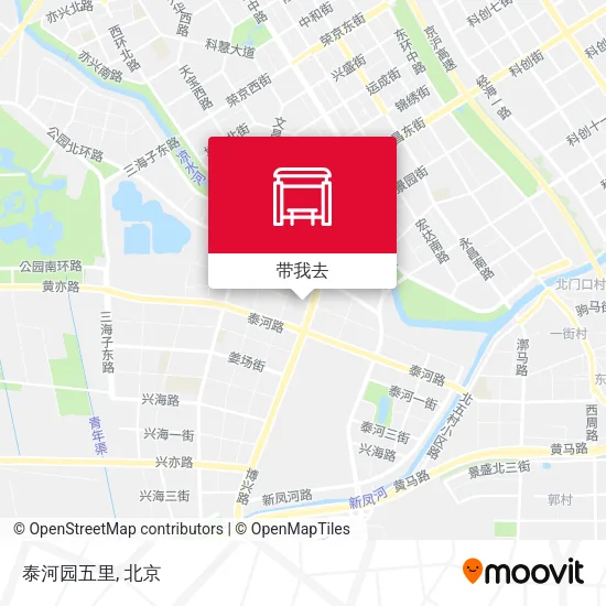 泰河园五里地图