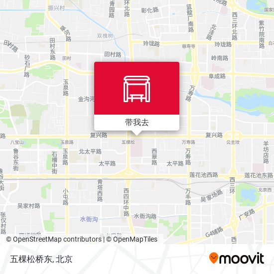 五棵松桥东地图