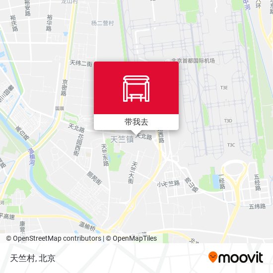 天竺村地图