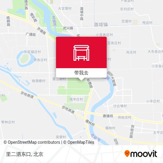 里二泗东口地图