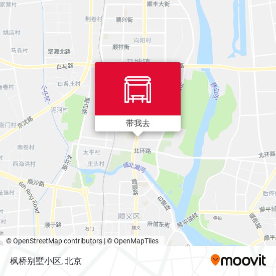 枫桥别墅小区地图